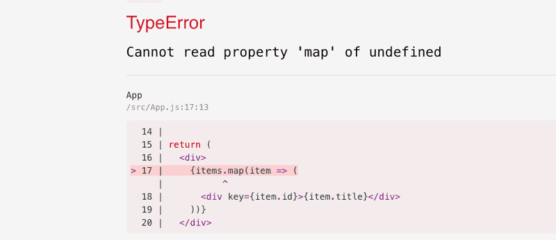 React - Cannot read property 'map' of undefined