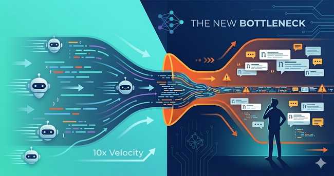 The New Bottleneck - When AI Writes Code Faster Than Humans Can Review It