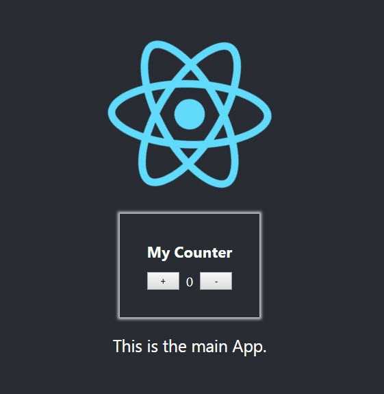 counter inside app